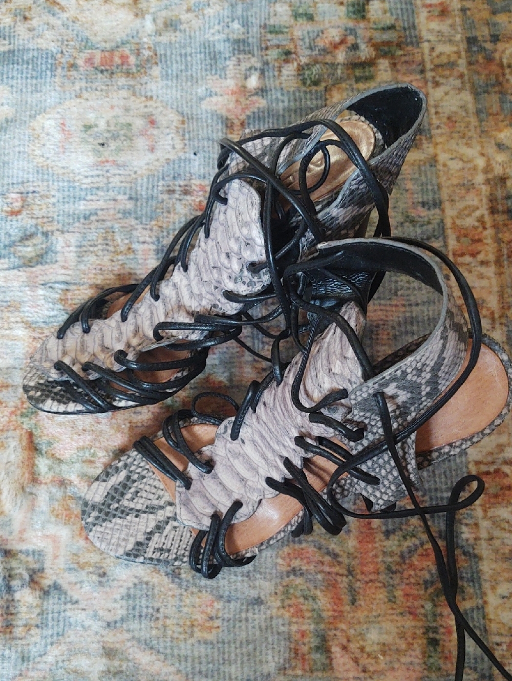 Aldo Snake print sandels